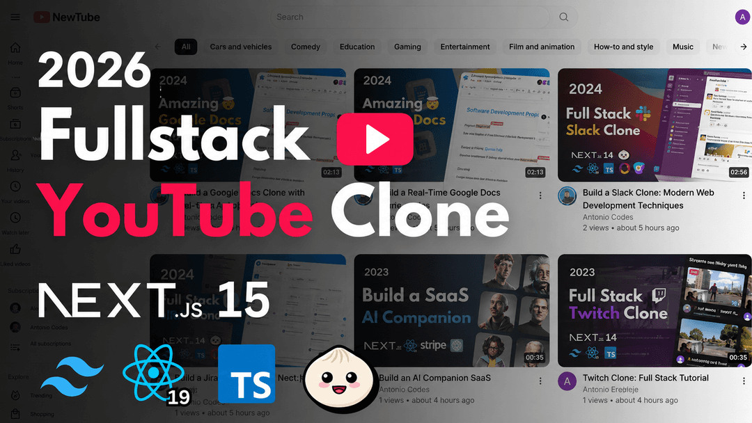 YouTube V2 – Full Stack YouTube Clone
